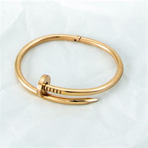 cartier nail bracelet engraving